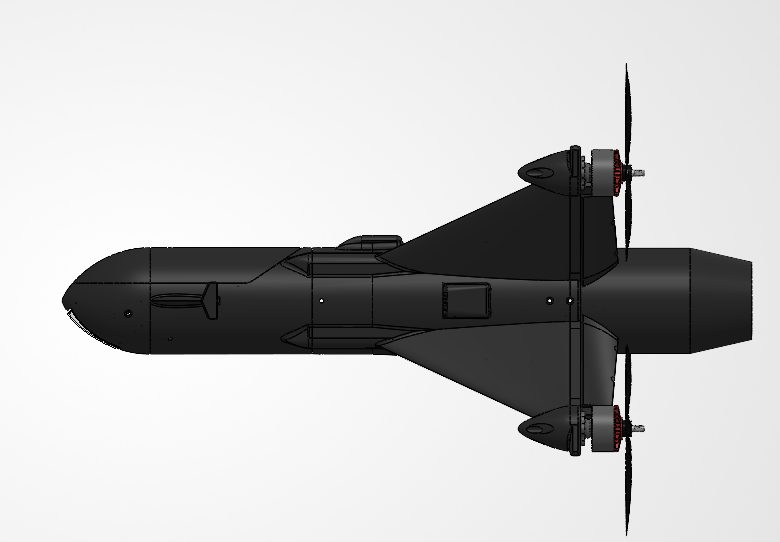 Side exterior CAD view